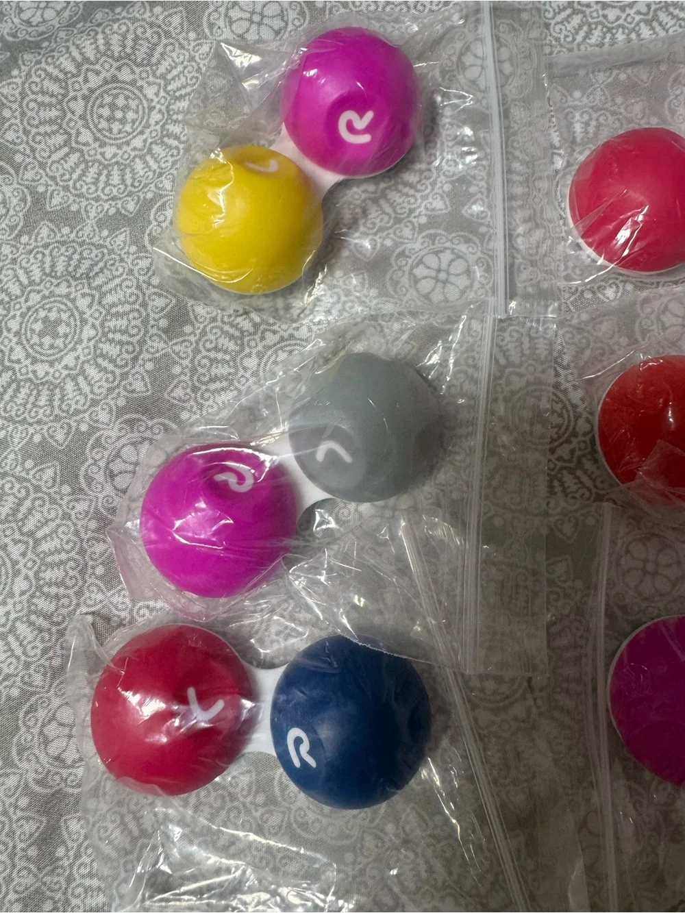 6PC Soft Grip Contact Lens Case